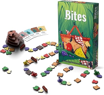 Bites Board Game for 2 to 5 Players with 20 Minute Play Time Bites Board Game for 2 to 5 Players with 20 Minute Play Time
