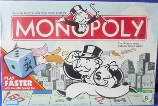 Parker Brothers 2007 Monopoly Board Game with Faster Play Speed