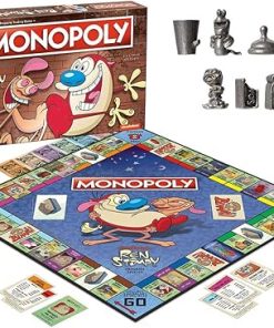 Monopoly Ren and Stimpy Board Game Inspired by Nickelodeon Series 2