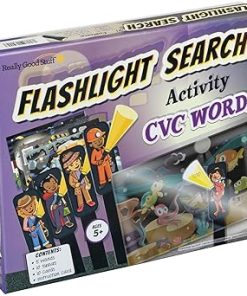 CVC Words Flashlight Search Game for Learning and Fun Activities