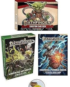 Pathfinder Condition Critical Hit and Fumble Decks Bundles for Gameplay
