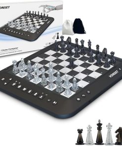 Smart Talking Electronic Chess Board with LED for Kids and Adults