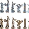 Greek Mythology Chess Set – Blue&Copper – Without Chess Board