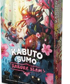 Kabuto Sumo Sakura Slam Board Game for Adults – 2 to 4 Players Ages 6+