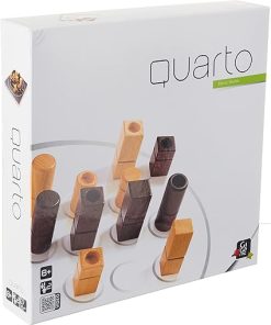 Quarto Wooden Strategy Board Game for Adults and Families Ages 8+