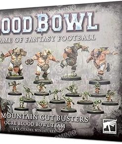 Ogre Team Fire Mountain Gut Busters for Warhammer Blood Bowl Game