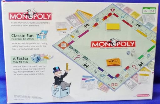 Parker Brothers 2007 Monopoly Board Game with Faster Play Speed - Image 2