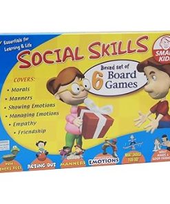 Didax 500063 Social Skills Group Activities with 6 Engaging Board Games