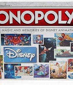 Monopoly Disney Animation Edition Game by Hasbro Gaming