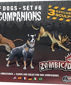 Zombicide Companion Dogs Board Game Set of Six Edition