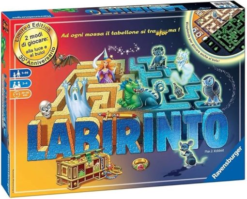 Ravensburger Labyrinth Glow in the Dark Board Game for 2-4 Players