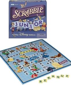 Disney Edition Scrabble Junior by Hasbro Gaming for Fun Family Play