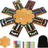 15 Inch Metal Chess and Checkers Set 2 in 1 Portable Folding Board 3