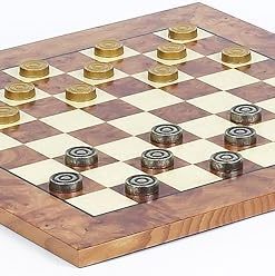 Bello Games Agostino and Bella Gina Checkers Board Collection Italy 2
