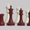 Luxury Handmade Wooden Chessmen Set with Extra Queens in Box 4