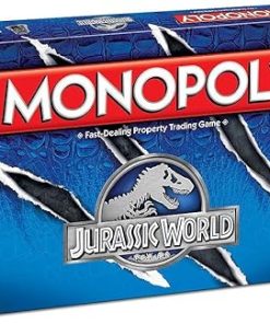 Monopoly Jurassic World Edition Board Game for Family Fun