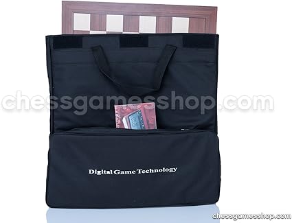 DGT Chess Carrying Bag Black for Board Pieces Clock and Accessories DGT Chess Carrying Bag Black for Board Pieces Clock and Accessories