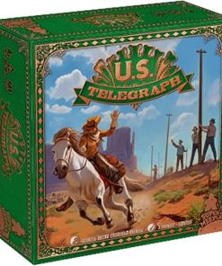US Telegraph Board Game Interactive Tile Placement Strategy Game 2-4 Players