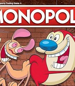 Monopoly Ren and Stimpy Board Game Inspired by Nickelodeon Series