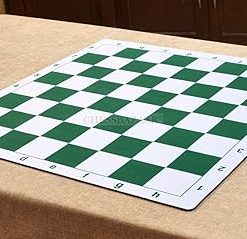 20 Inch Chess Board Game for Adults and Kids with Rubber Roll-Up Design