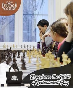 Best Value Tournament Chess Set with 34 Pieces and Vinyl Board 2