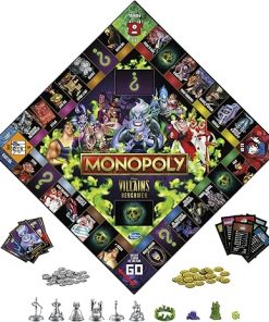Monopoly Disney Villains Henchmen Edition Board Game for Kids Ages 8+ 2