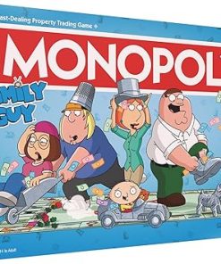 Family Guy Monopoly Board Game with Unique Characters and Locations