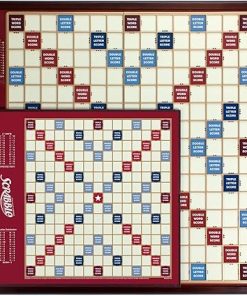 Scrabble Giant Deluxe Edition with Rotating Wooden Board by WS Game Company 2