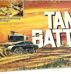 Vintage Tank Battle Board Game – Strategic Planning Game from 1975