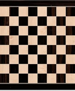 Professional 18.875″ Wooden Chess Board African Palisander and Maple 2