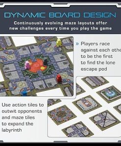 No Escape Board Game – Strategic Fun for 2 to 8 Players, All Ages 2