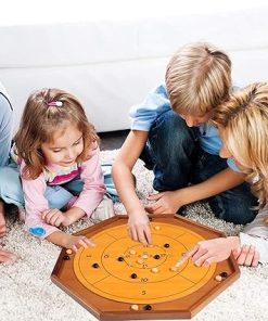30-Inch Official Crokinole Board Game for Two Players Family Game 2