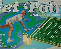 Tennis Strategy Board Game for Singles and Doubles Set Point