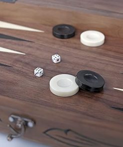 Star Decorated Turkish Backgammon Set Handmade Wooden Classical Design 2
