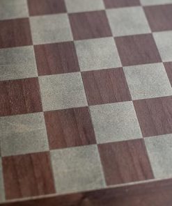 Fortress Chessboard 17.25 Inch with 1.5 Inch Squares Tan and Brown 2