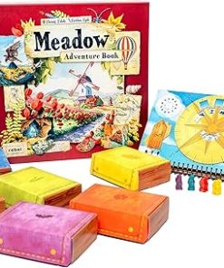 Meadow Adventure Book Board Game Expansion with Watercolor Illustrations