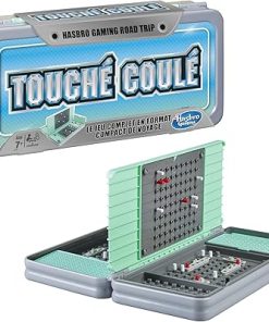 Hasbro Touché Coulé Travel Board Game French Version for Fun Trips 2