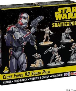 Star Wars Shatterpoint Clone Force 99 Squad Pack Tabletop Miniatures Game