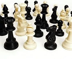WE Games Travel Chess Set with 20 in Black Silicone Board and Weights 2