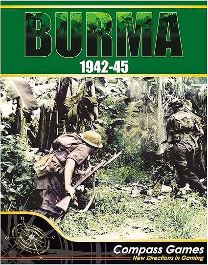 Burma 1942-45 Board Game by Compass Games for Adults Age 18 and Up Burma 1942-45 Board Game by Compass Games for Adults Age 18 and Up