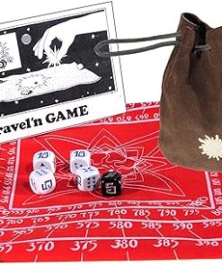 Cosmic Wimpout Deluxe Travel Game with Red Scoreboard and 5 Gemstones