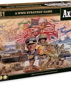 Axis & Allies 1941 WWII Strategy Board Game for Ages 12+ 2-5 Players