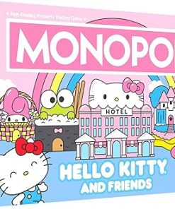 Hello Kitty Monopoly Game with My Melody Badtz-Maru Keroppi Characters