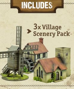 Pike and Shotte Epic Battles Miniatures Village Scenery Pack for Wargames 2