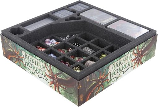 Feldherr Foam Tray Set for Arkham Horror 3rd Edition Board Game Box