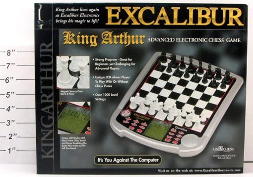 Excalibur King Arthur Electronic Chess Game for Advanced Players