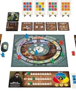 Colors of Paris Board Game Creative Art Strategy Game for Ages 10 Plus 2