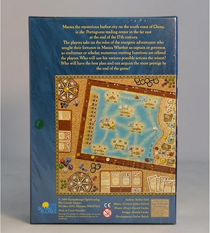 Macao Board Game by Rio Grande Games Fun for All Ages 2 Macao Board Game by Rio Grande Games Fun for All Ages - Image 2