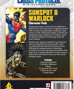 Sunspot and Warlock Character Pack for Marvel Crisis Protocol Game 2