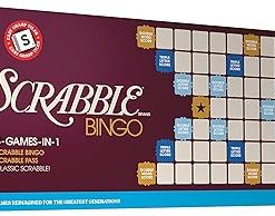 Joy for All Senior Word Games Scrabble and Bingo Easy to Read Orange